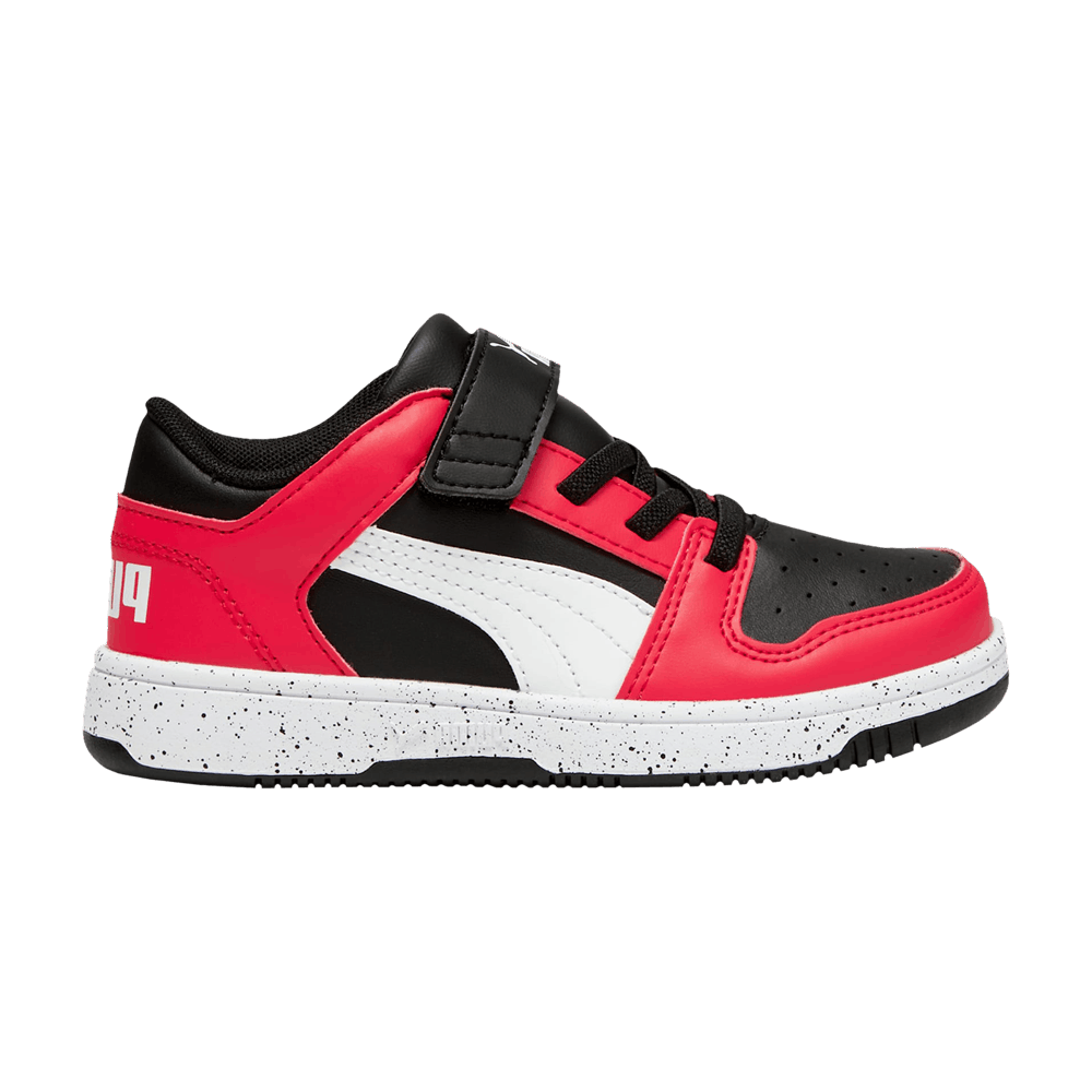 Кроссовки Puma Rebound V6 Low Little Kid 'High Risk Red Black'