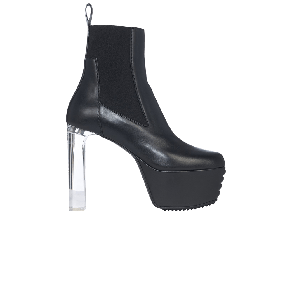 Кроссовки Rick Owens Wmns Minimal Grill Beatle Platform Boot 'Black Clear'