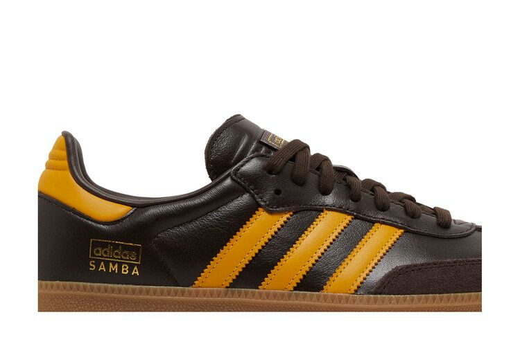 Кроссовки adidas Samba OG 'Dark Brown Yellow'