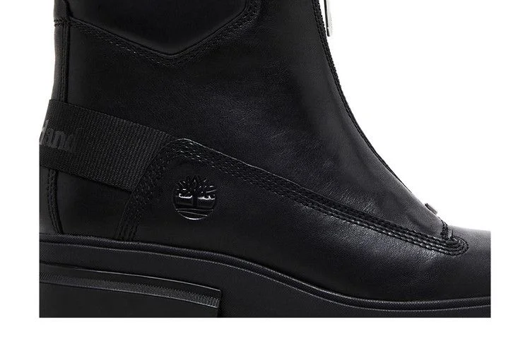 Timberland Wmns Everleigh Front-Zip Boot 'Triple Black'