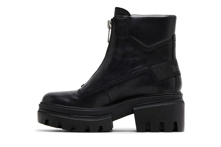 Timberland Wmns Everleigh Front-Zip Boot 'Triple Black'