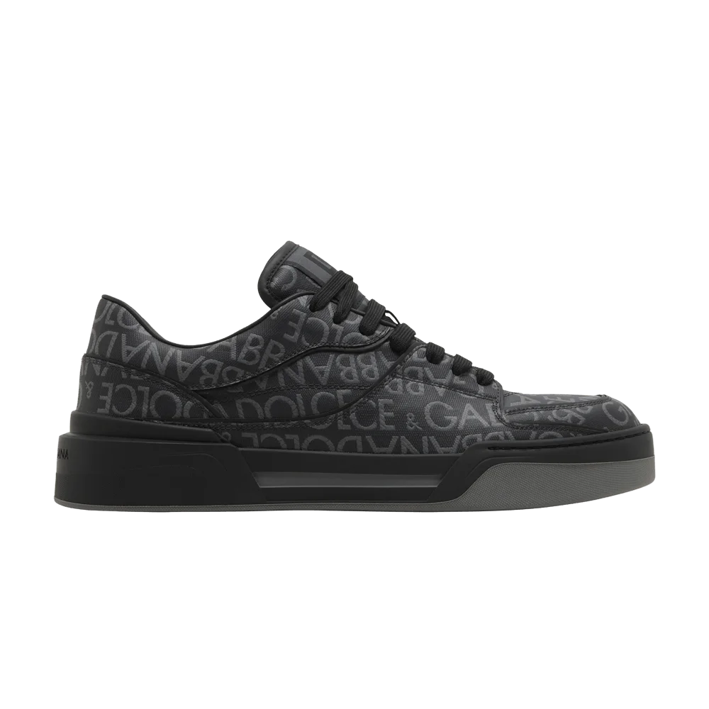 Кроссовки Dolce & Gabbana New Roma Low 'Allover Jacquard Logo - Black'