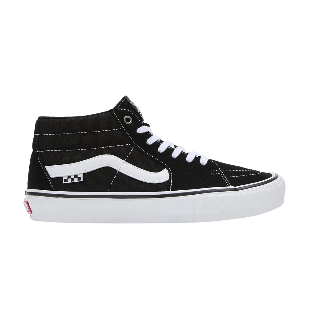 Кроссовки Vans Skate Grosso Mid 'Black White'