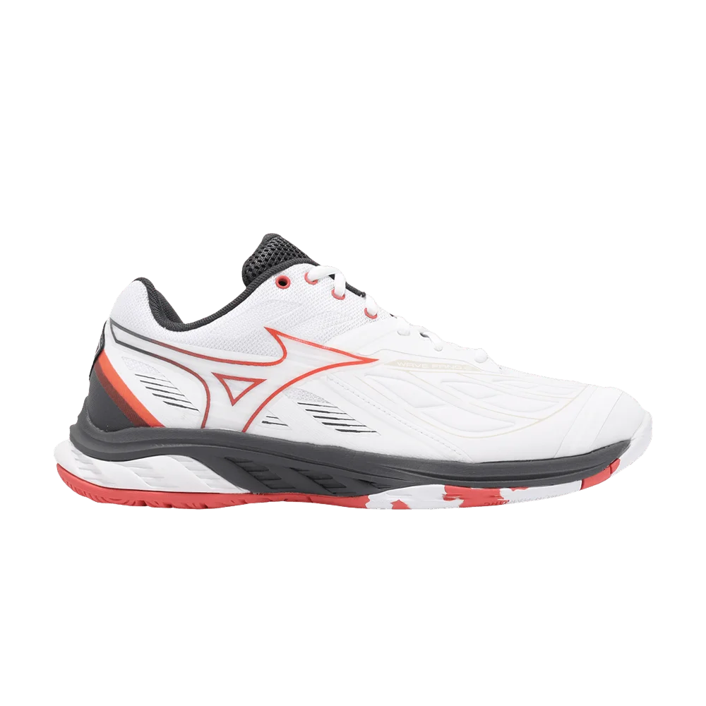 Кроссовки Mizuno Wave Fang 2 Wide 'White Radiant Red Ebony'