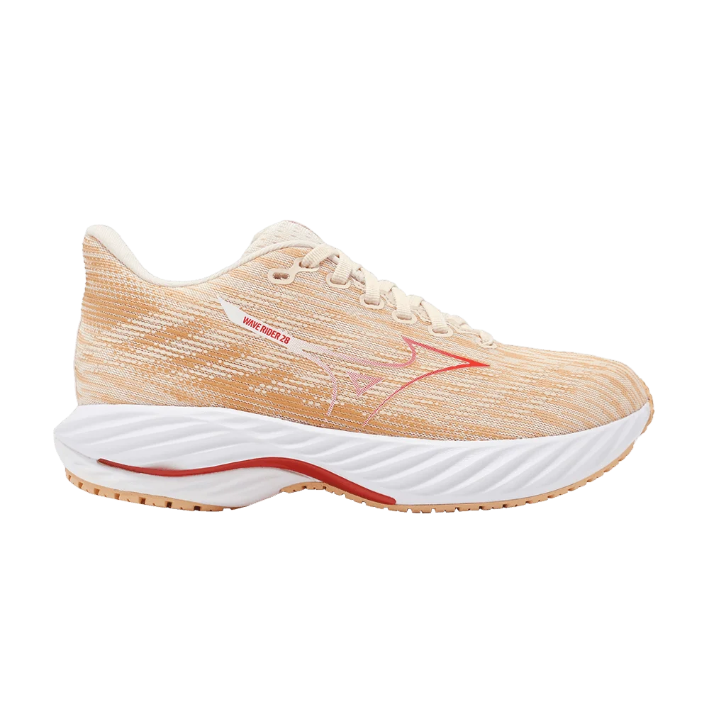 Кроссовки Mizuno Wmns Wave Rider 28 'Pristine Spicy Orange'