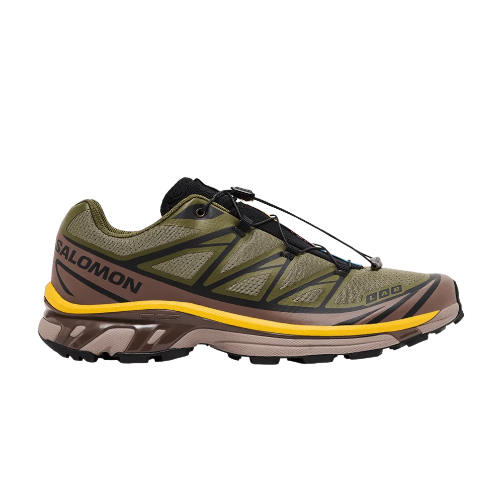 Кроссовки Salomon XT-6 'Olive Night Sulphur'