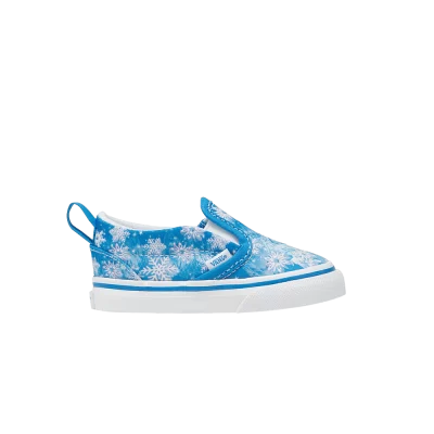 Vans Slip-On V Toddler 'Snowflakes - Winter Wonderland Blue'