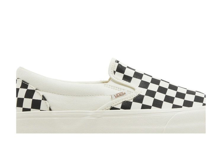 Кроссовки Vans Slip-On VR3 'Black Marshmallow Checkerboard'