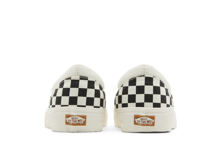 Кроссовки Vans Slip-On VR3 'Black Marshmallow Checkerboard'