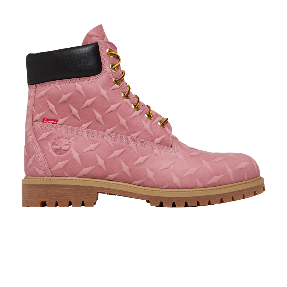 supreme-x-6-inch-premium-waterproof-boot-embossed-diamond-plate-pink-sup6inch-pnk