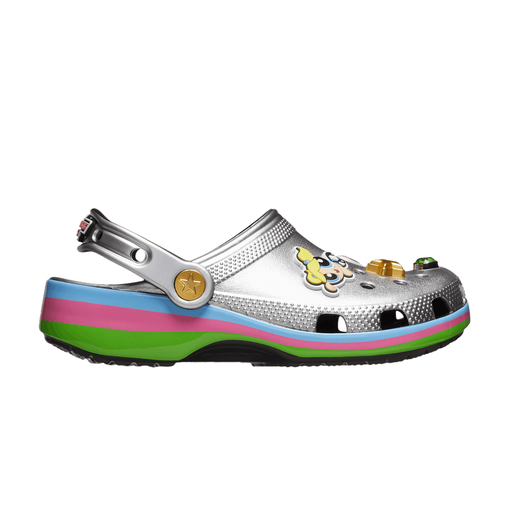 the-powerpuff-girls-x-classic-clog-kids-metallic-silver-210264-001