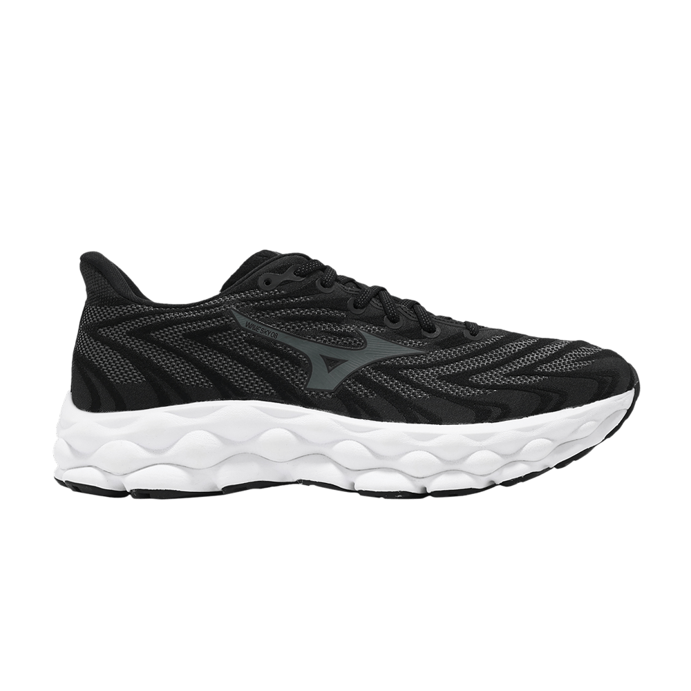 Mizuno Wave Sky 8 Super Wide Black White J1GC241102