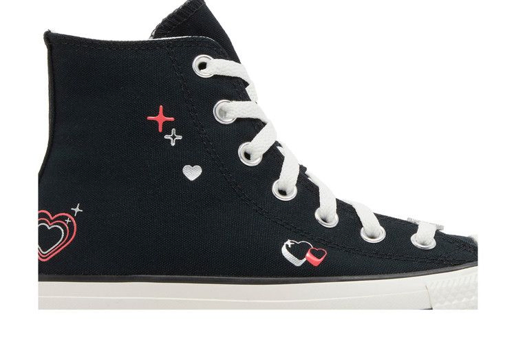 Кроссовки Converse Wmns Chuck Taylor All Star High 'Y2K Heart - Black'