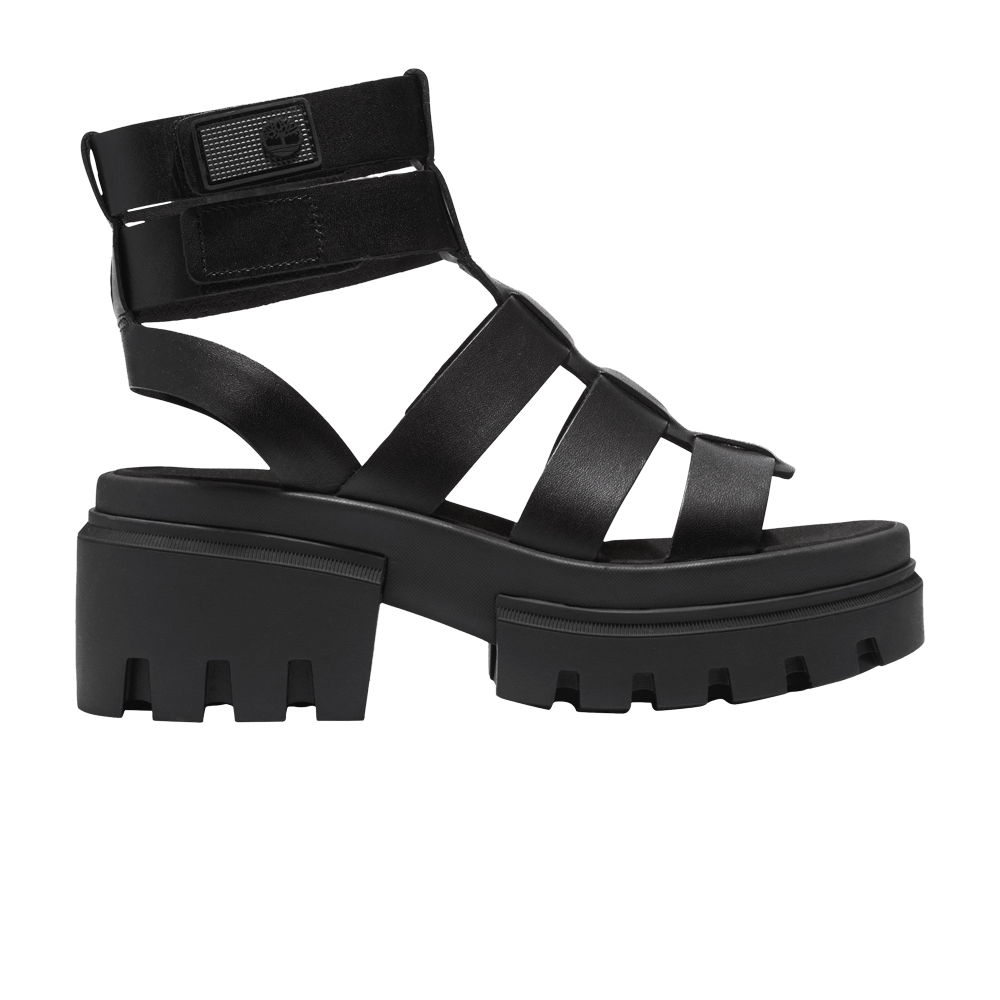 Timberland Wmns Everleigh Gladiator Sandal 'Triple Black'