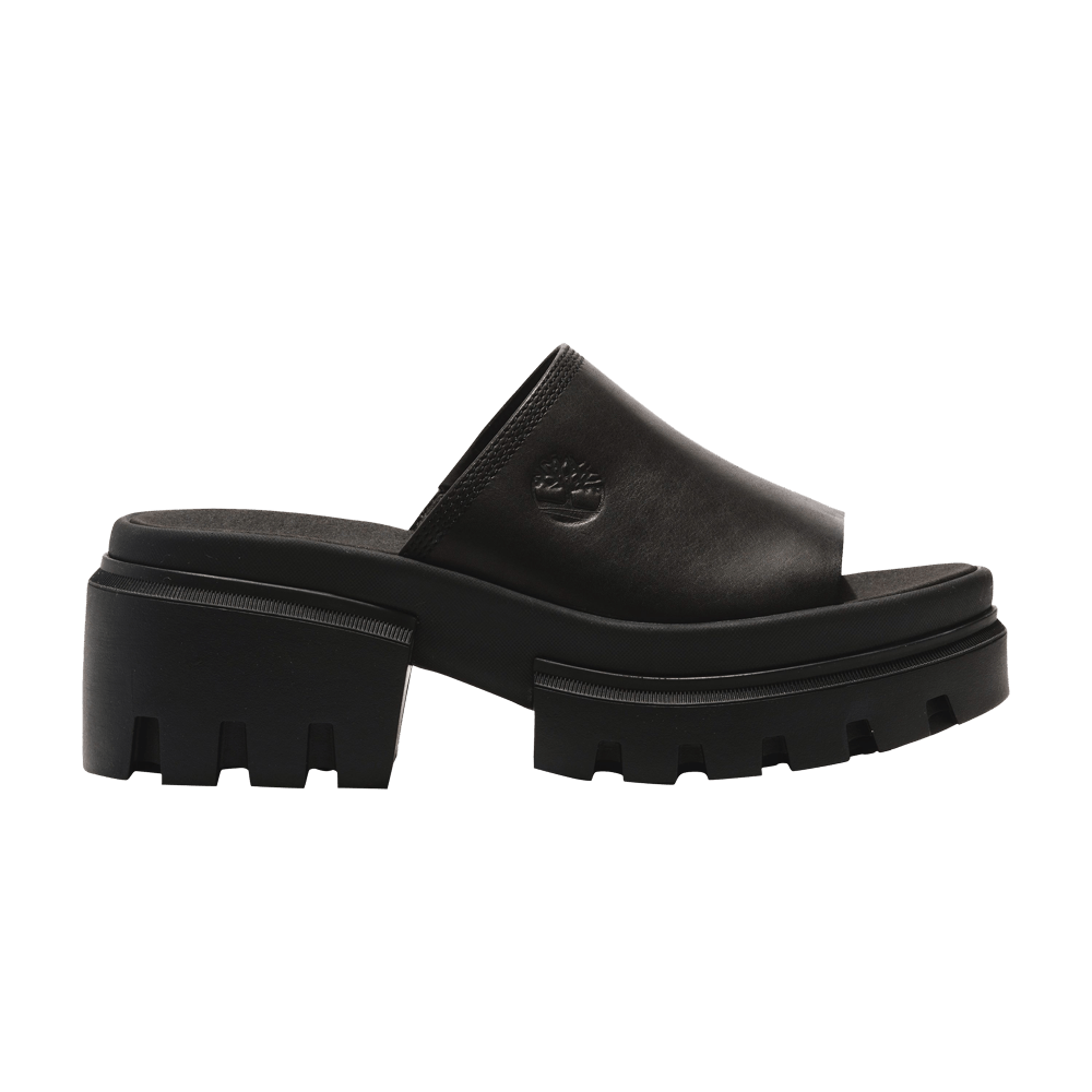 Timberland Wmns Everleigh Slide Sandal 'Triple Black'
