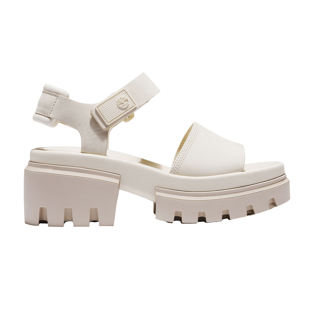 Timberland Wmns Everleigh Ankle Strap Sandal 'Triple White'