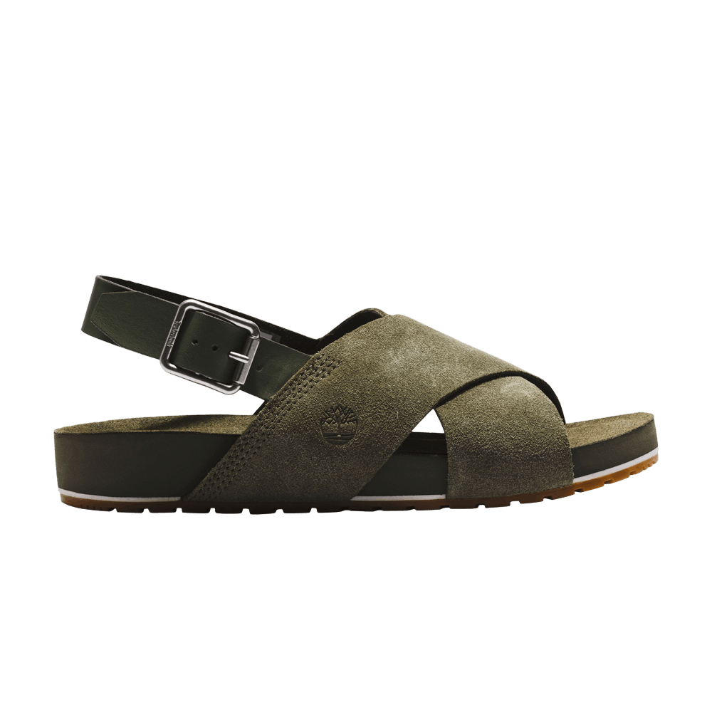 Timberland Wmns Malibu Waves Basic Backstrap Sandal 'Dark Green'