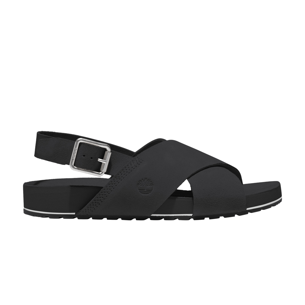 Timberland Wmns Malibu Waves Basic Backstrap Sandal 'Jet Black'