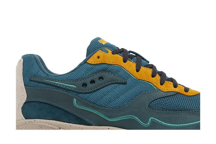 Кроссовки Saucony 3D Grid Hurricane Premium 'Green Orange'