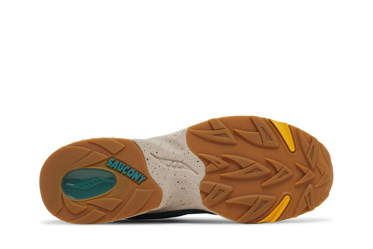 Кроссовки Saucony 3D Grid Hurricane Premium 'Green Orange'