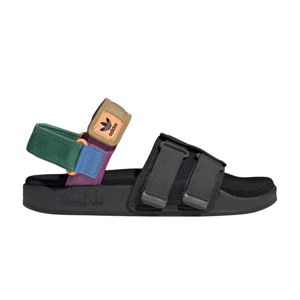 Adidas Adilette Sandal 4.0 'Black Bold Green'