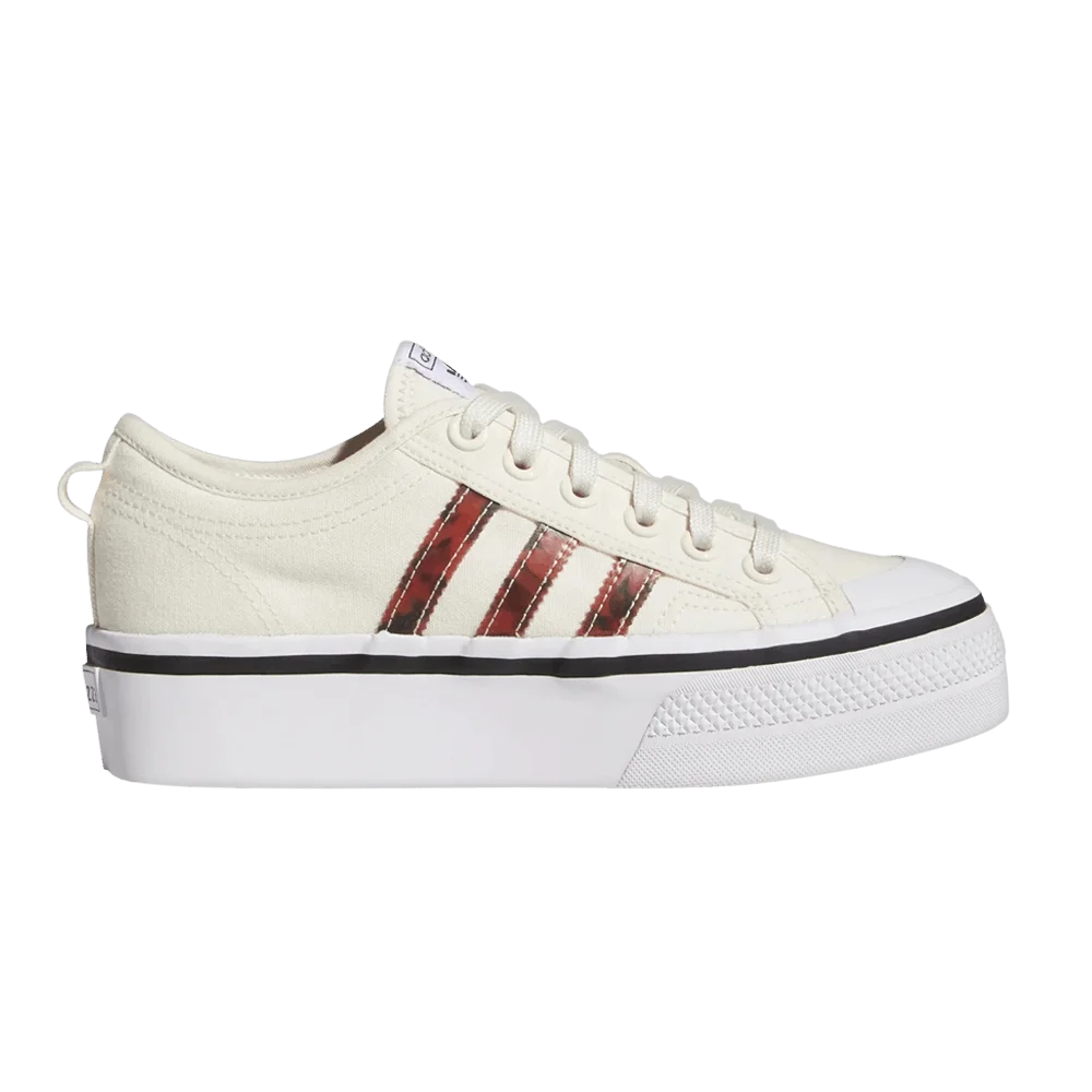 Adidas Wmns Nizza Platform 'White Black'