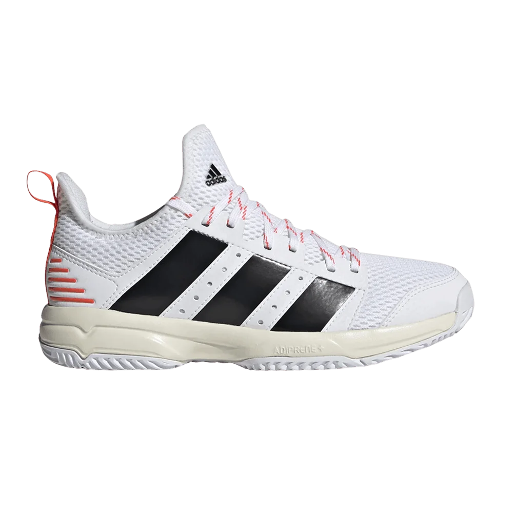 Кроссовки Adidas Stabil J 'White Black Solar Red'
