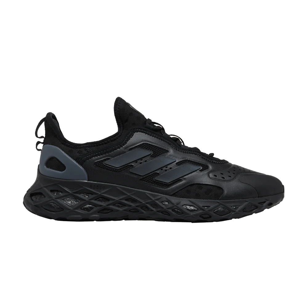 Кроссовки Adidas Web Boost 'Black Blue Metallic'