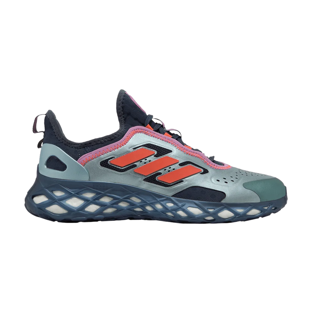 Кроссовки Adidas Web Boost 'Magic Grey Impact Orange'