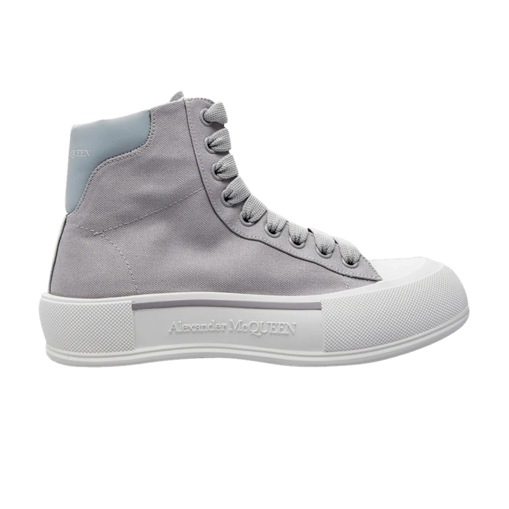 Кроссовки Alexander McQueen Deck Plimsoll High 'Grey'