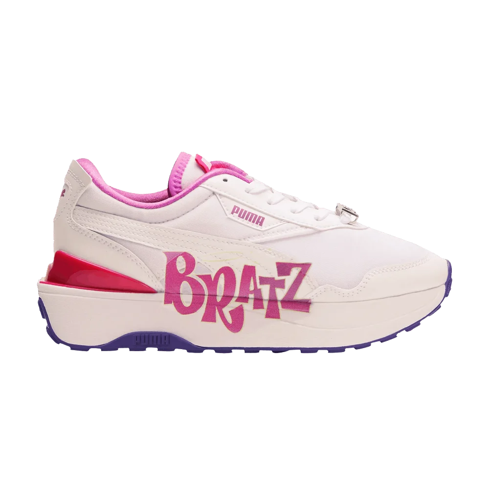 Кроссовки Bratz x Puma Cruise Rider Jr 'White Spring Crocus'