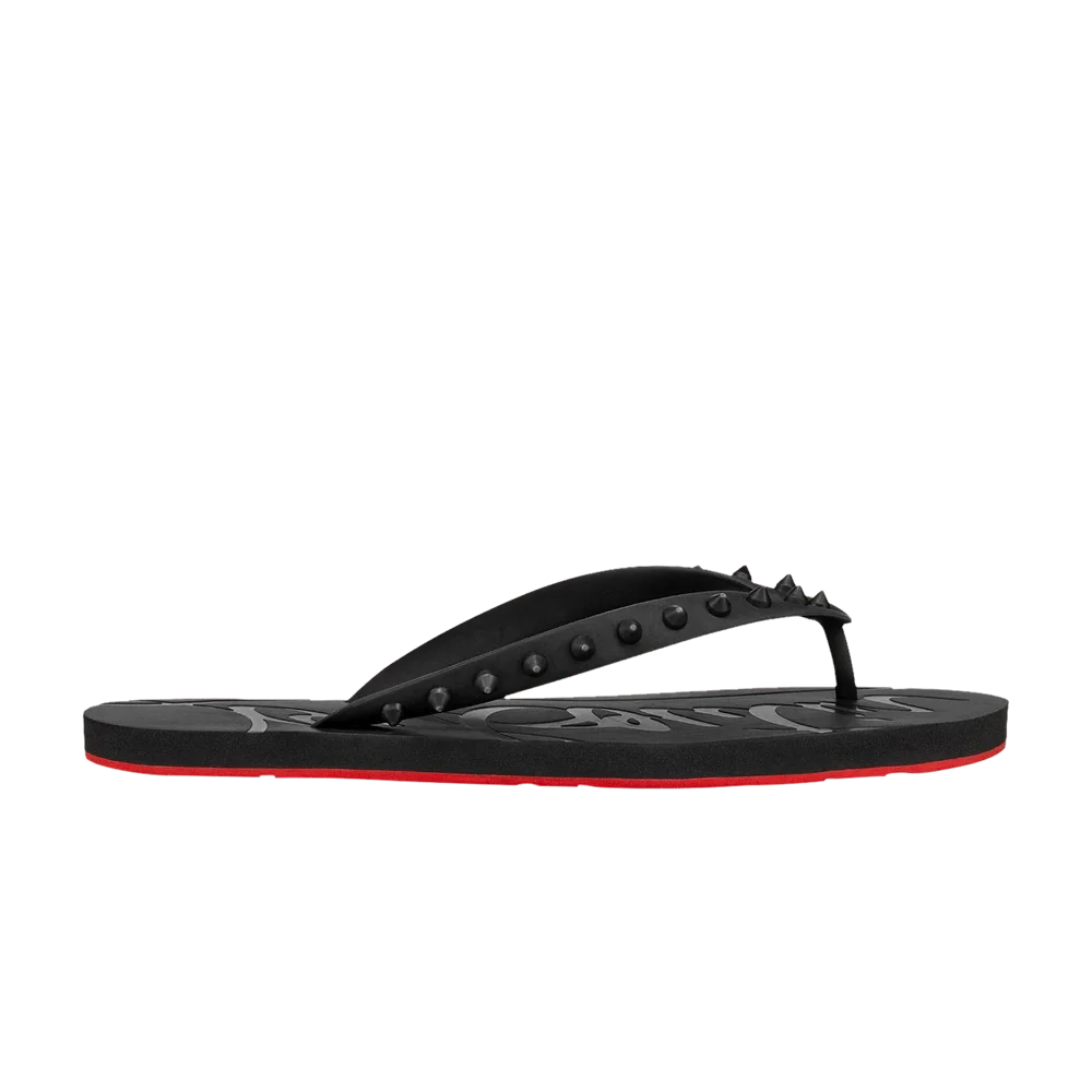 Кроссовки Christian Louboutin Loubi Flip 'Black Red'