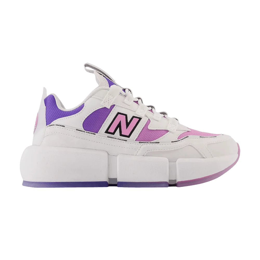 Кроссовки Jaden Smith x New Balance Vision Racer 'Sunset Chaser - White Mirage Violet'