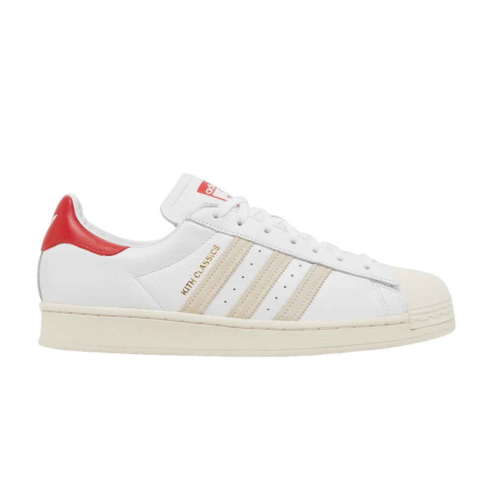 Кроссовки Kith x adidas Superstar 'Classics Program - White Red'