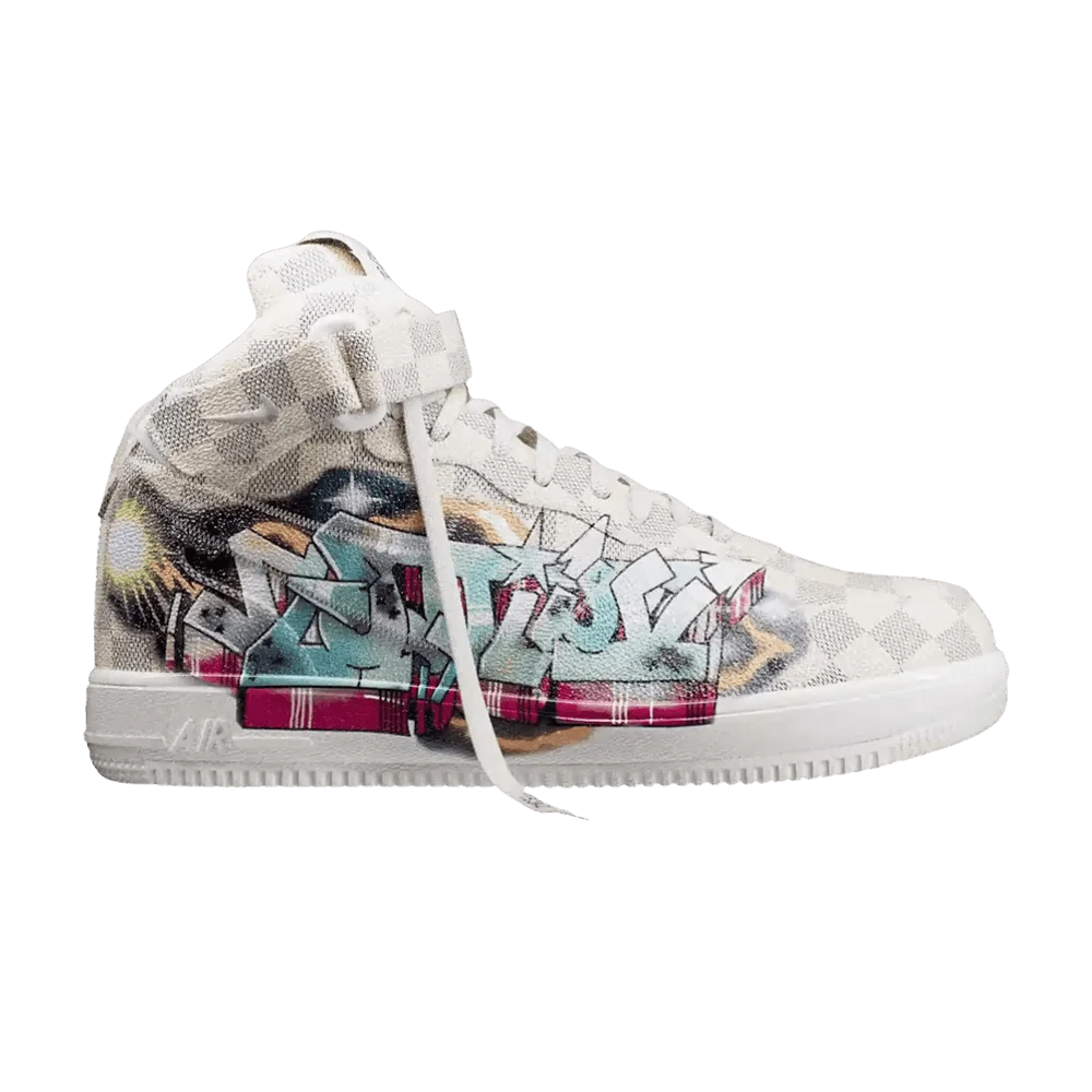 Кроссовки Louis Vuitton x Nike Air Force 1 Mid 'Graffiti'