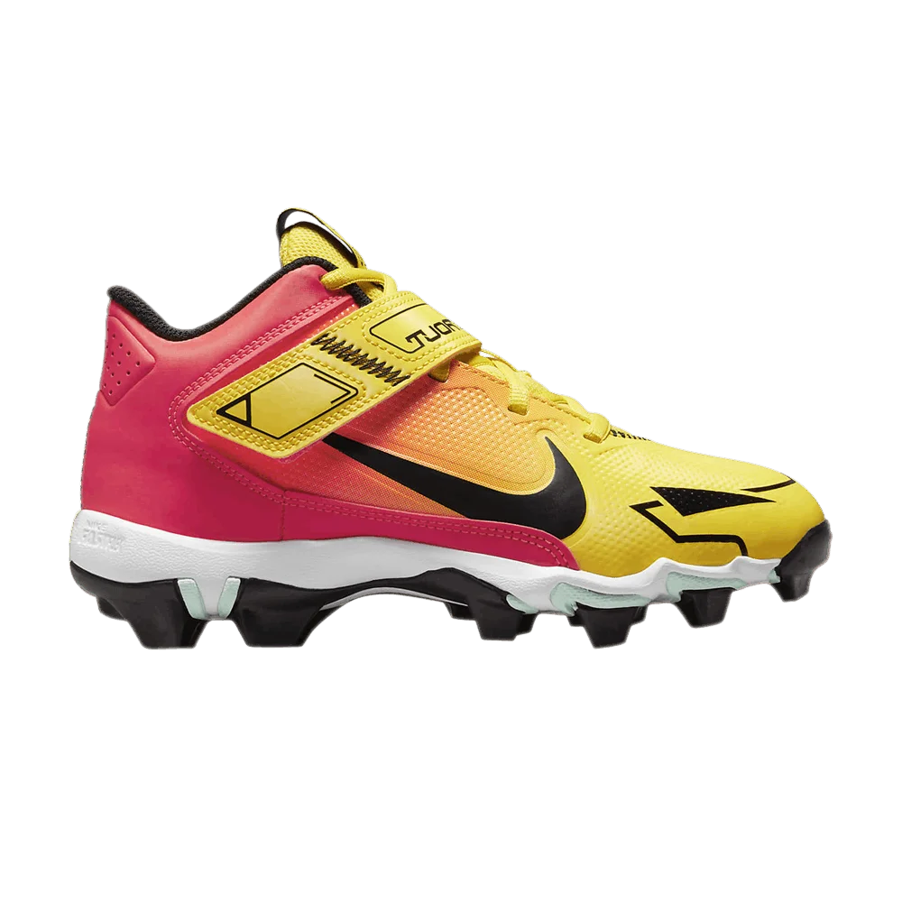 Кроссовки Nike Force Trout 8 Keystone GS 'Yellow Strike Bright Crimson'