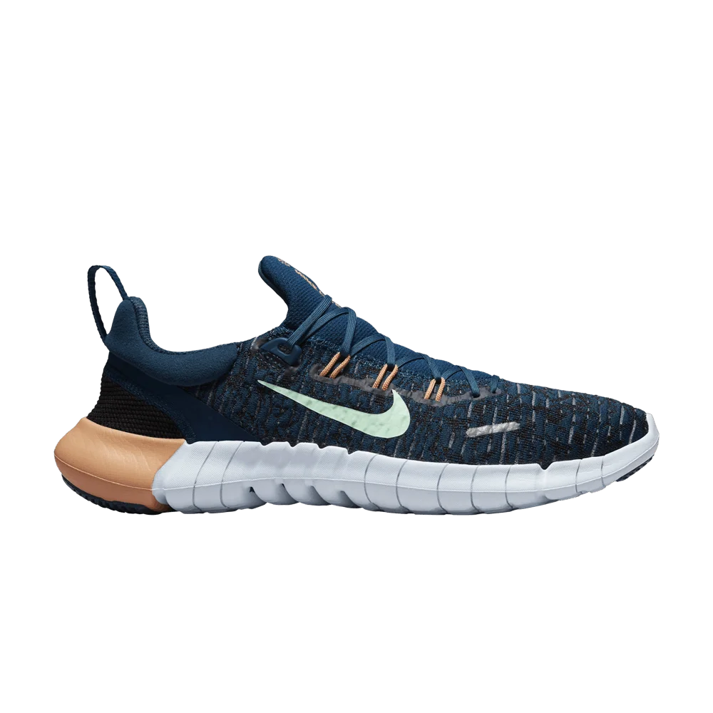 Кроссовки Nike Wmns Free Run 5.0 Next Nature 'Valerian Blue Orange Trance'