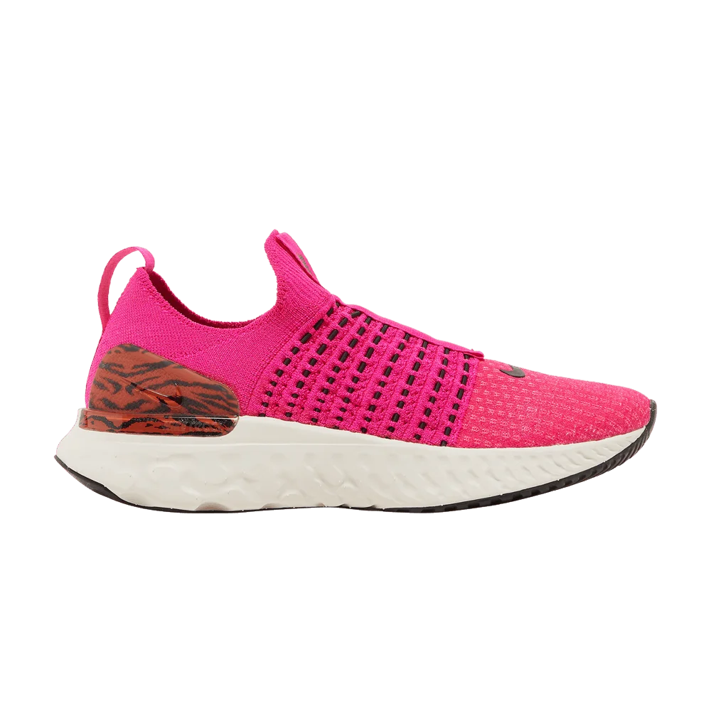 Кроссовки Nike Wmns React Phantom Run Flyknit 2 'Pink Prime Zebra'