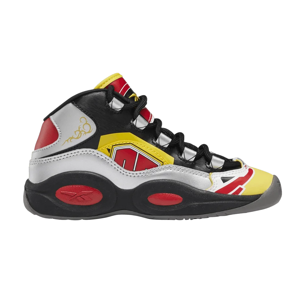 Кроссовки Reebok Power Rangers x Question Mid Little Kid 'Megazord Battle Mode!'