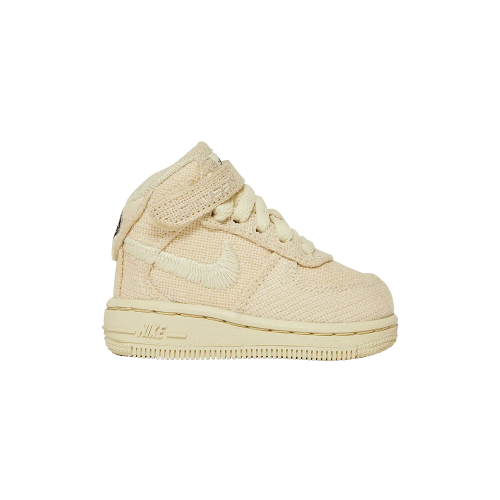 Кроссовки Stussy x Nike Air Force 1 Mid TD 'Fossil'