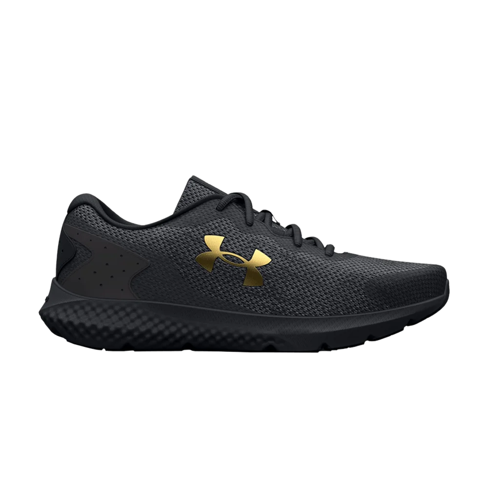 Кроссовки Under Armour Charged Rogue 3 'Black Metallic Gold'