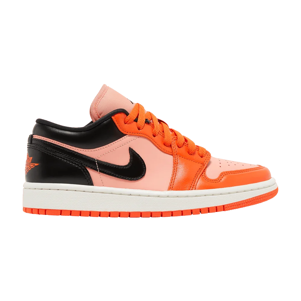 Кроссовки Wmns Air Jordan 1 Low SE 'Rush Orange Black'