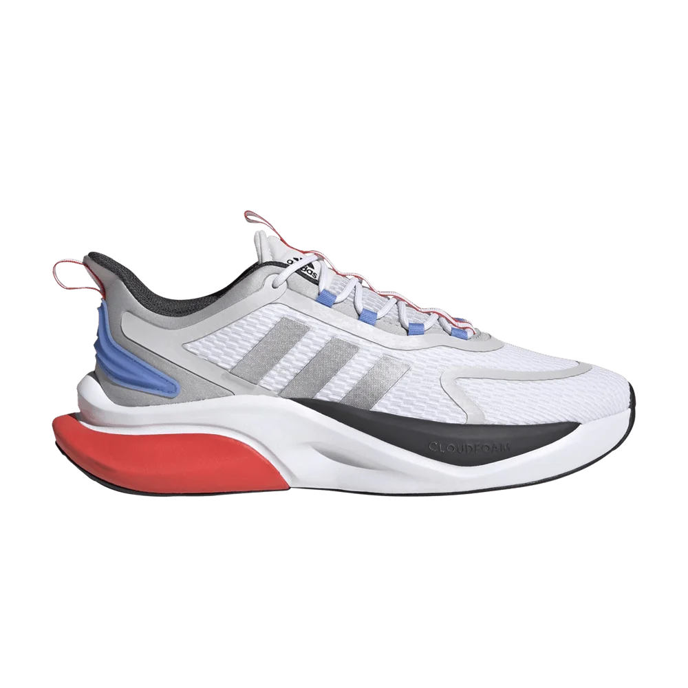 Кроссовки adidas Alphabounce Plus 'White Silver Blue Fusion'