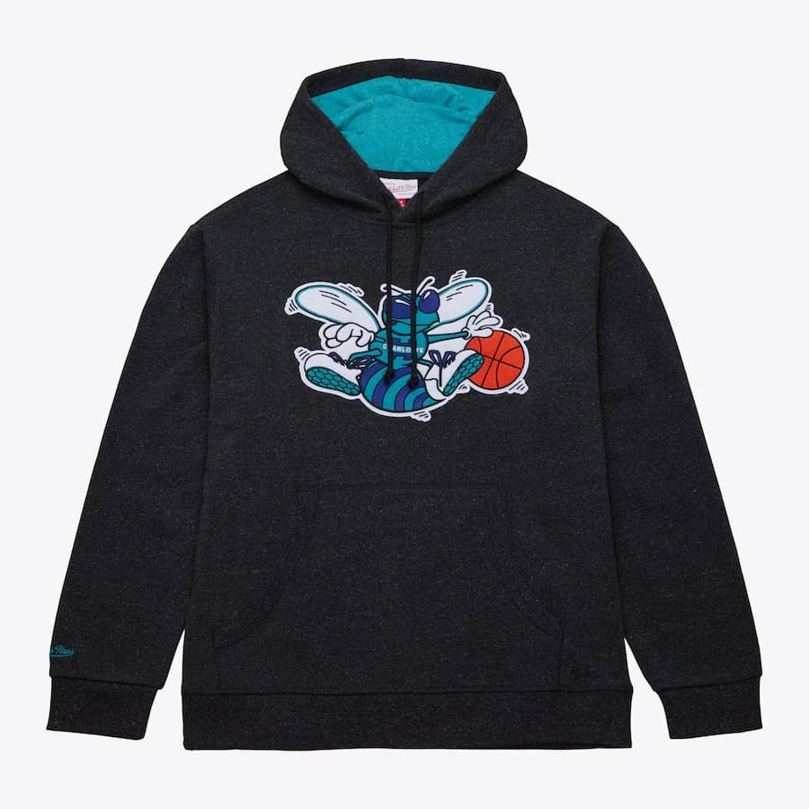 hudi-mitchell-ness-black-charlotte-hornets-snow-washed-fleece-pullover-hoodie