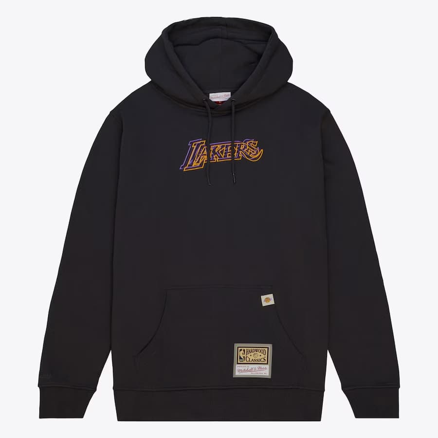 hudi-mitchell-ness-black-los-angeles-lakers-golden-hour-glaze-pullover-hoodie