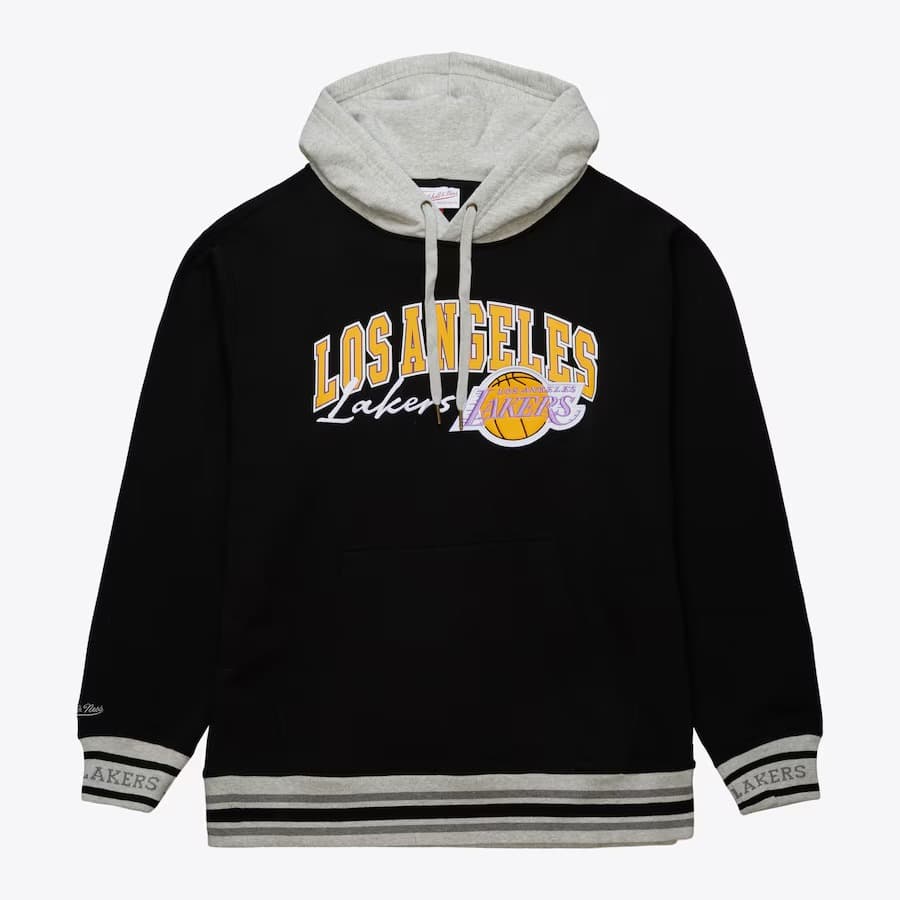 hudi-mitchell-ness-black-los-angeles-lakers-snow-washed-fleece-pullover-hoodie