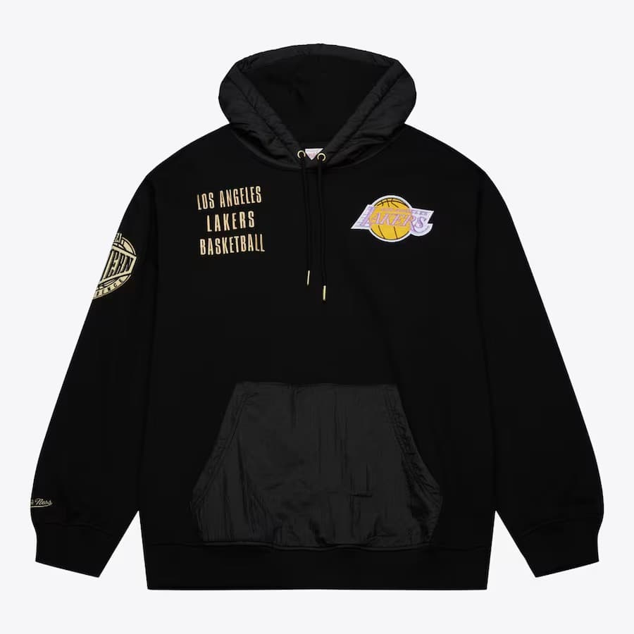 hudi-mitchell-ness-black-los-angeles-lakers-team-og-2-0-vintage-logo-fleece-pullover-hoodie