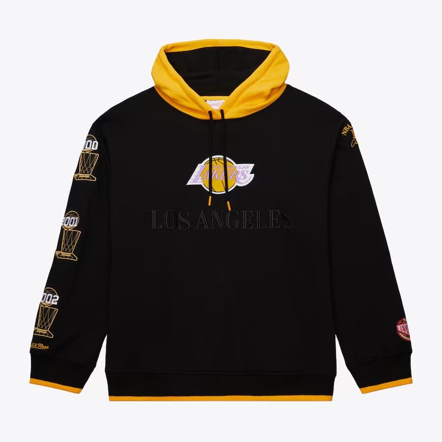 hudi-mitchell-ness-black-los-angeles-lakers-team-og-3-0-vintage-fleece-pullover-hoodie