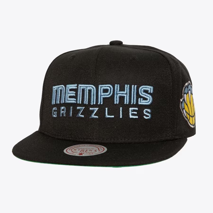 bejsbolka-mitchell-ness-black-memphis-grizzlies-triple-play-snapback-hat