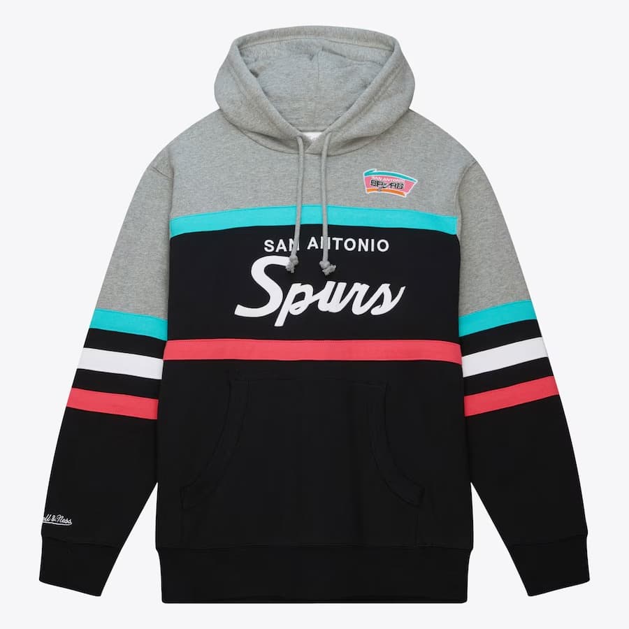 hudi-mitchell-ness-black-san-antonio-spurs-head-coach-pullover-hoodie